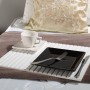 Couchmaid Classic Sofa Tray/ Lap Desk in White.